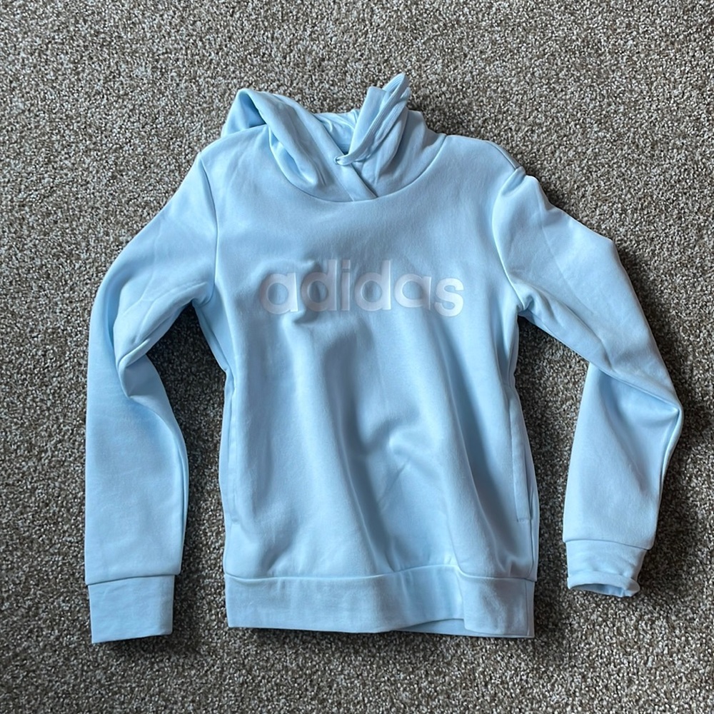 Never before worn adidas XS blue Hoodie